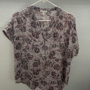 Maurices Multicolor Floral Blouse